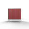 Mobile fence Trapez | Sheet metal panel: red | height: 2.00 m